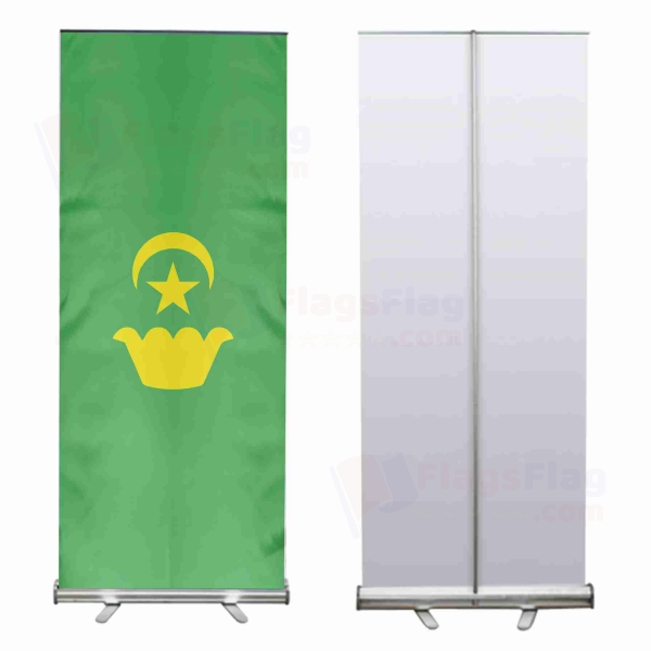 Karakalpak Turks Roll Up Banner