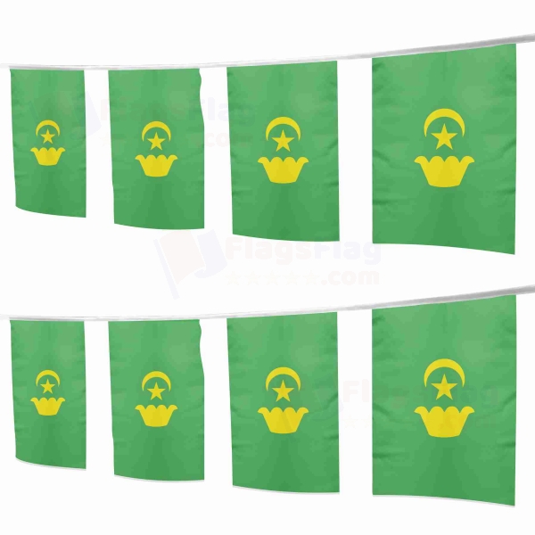 Karakalpak Turks Square String Flags