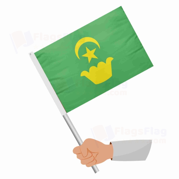 Karakalpak Turks Stick Flag