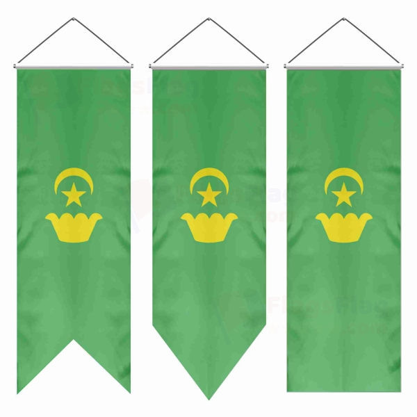 Karakalpak Turks Swallowtail Flags