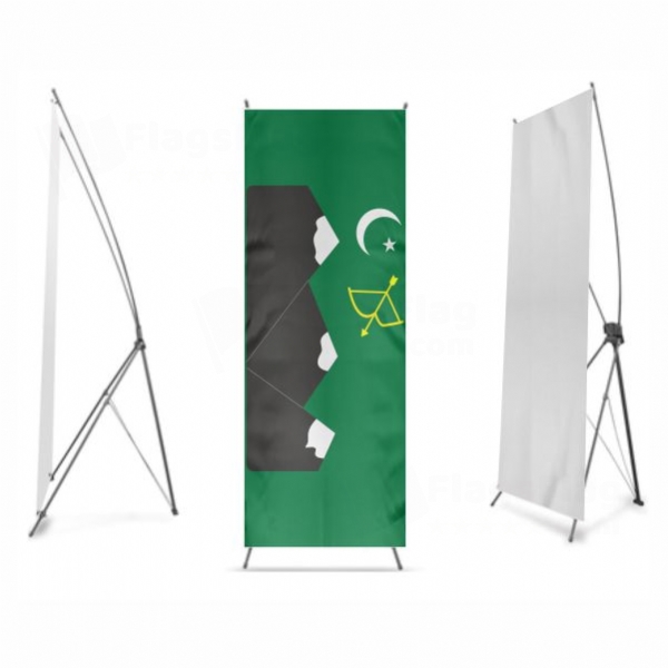 Karakorum Turks Pakistan Hunza Digital Print X Banner