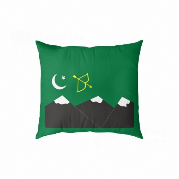 Karakorum Turks Pakistan Hunza Digital Printed Pillow Cover