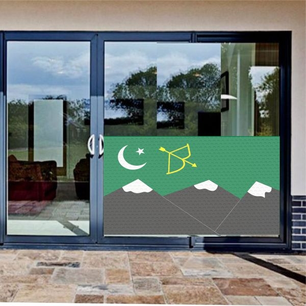 Karakorum Turks Pakistan Hunza Glass Film Karakorum Turks Pakistan Hunza One Way Vision Printing