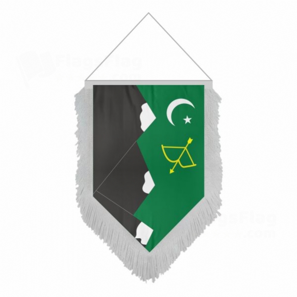 Karakorum Turks Pakistan Hunza Pentagonal Flags