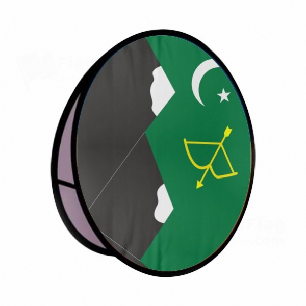 Karakorum Turks Pakistan Hunza Round Cloth Banner Display Stands
