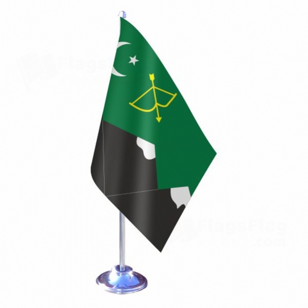 Karakorum Turks Pakistan Hunza Single Table Flag