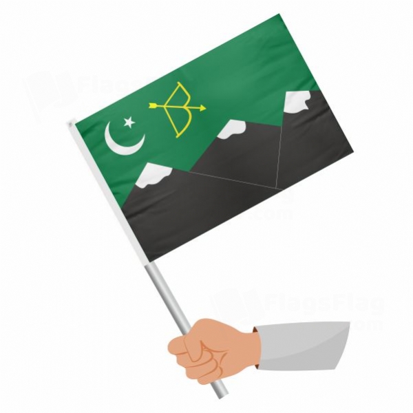 Karakorum Turks Pakistan Hunza Stick Flag
