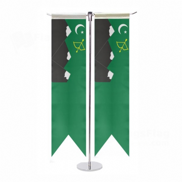 Karakorum Turks Pakistan Hunza T Table Flag