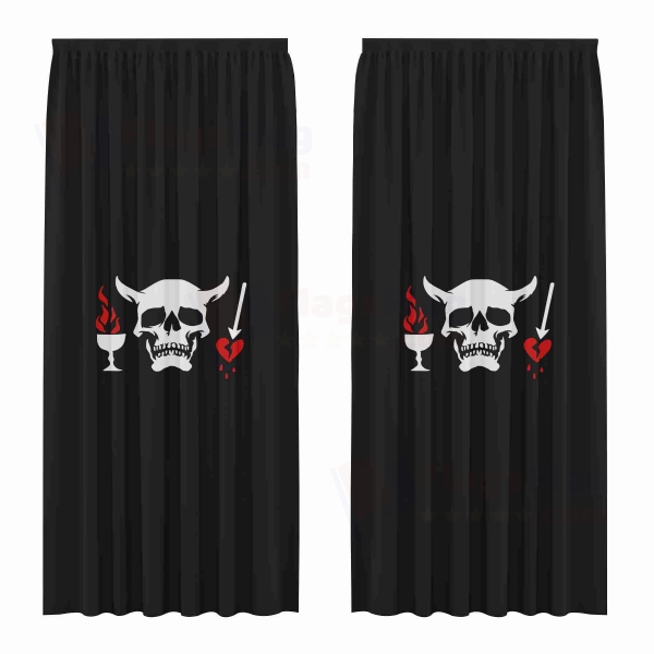 Karasakal Digital Printed Curtains