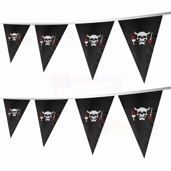 Karasakal Stringed Triangle Flag