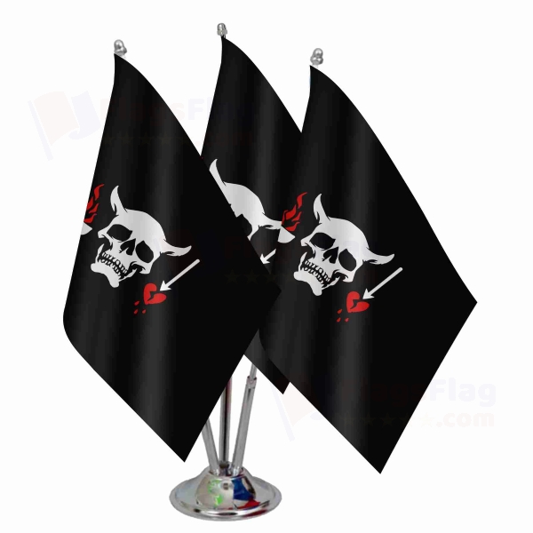 Karasakal Triple Table Flag
