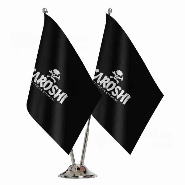 Karoshi Logo 2 Table Flags