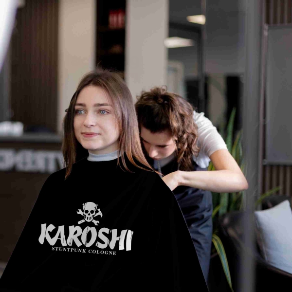 Karoshi Logo Barber Apron
