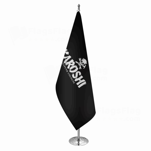 Karoshi Logo Office Flag Karoshi Logo Office Flags