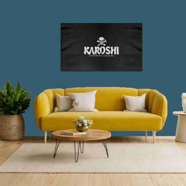 Karoshi Logo Painting