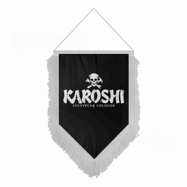 Karoshi Logo Pentagonal Flags