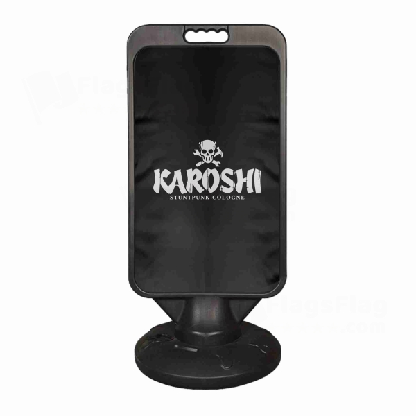 Karoshi Logo Plastic Advertising Pontoon
