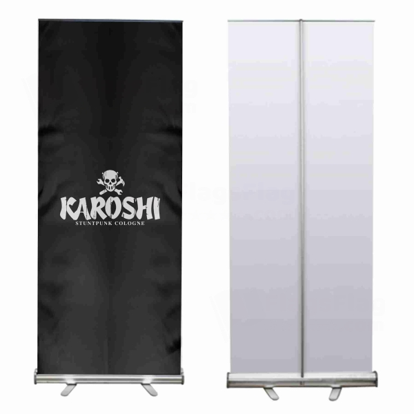 Karoshi Logo Roll Up Banner