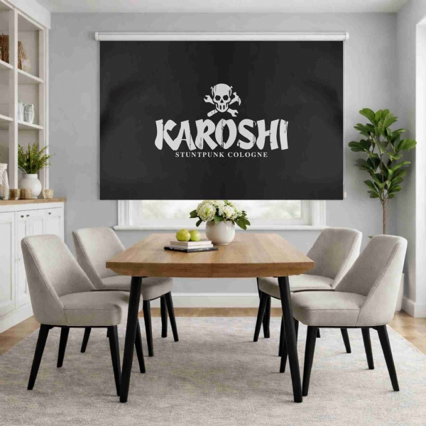 Karoshi Logo Roller Blinds