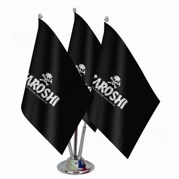 Karoshi Logo Triple Table Flag