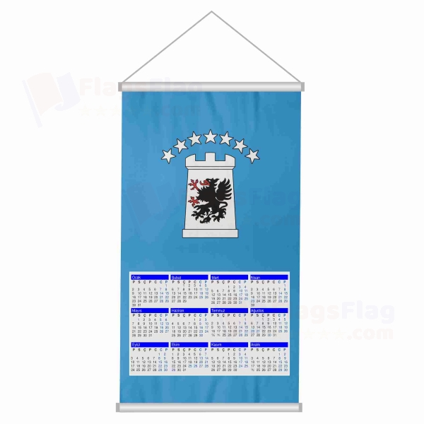 Kartuzy Woven Fabric Digital Printing Calendar