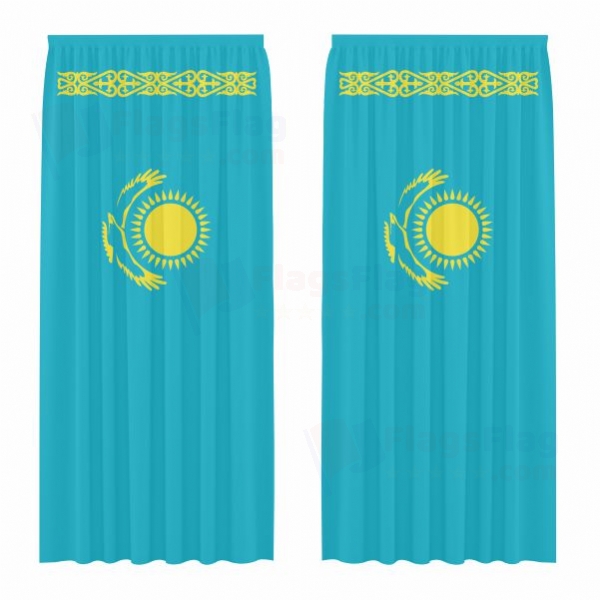 Kazakhstan Digital Printed Curtains