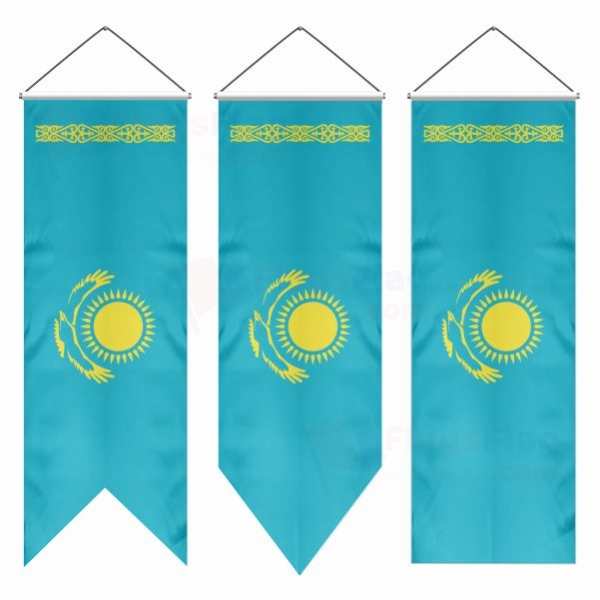 Kazakhstan Swallowtail Flags