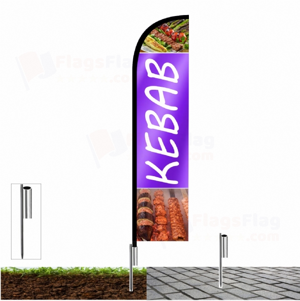 Kebab Advertising Flags