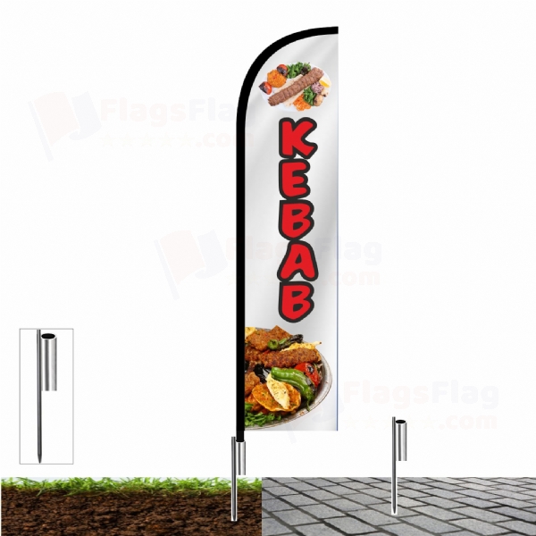Kebab Beach Flag and Sail Flag