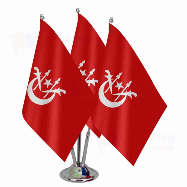 Kelantan Triple Table Flag
