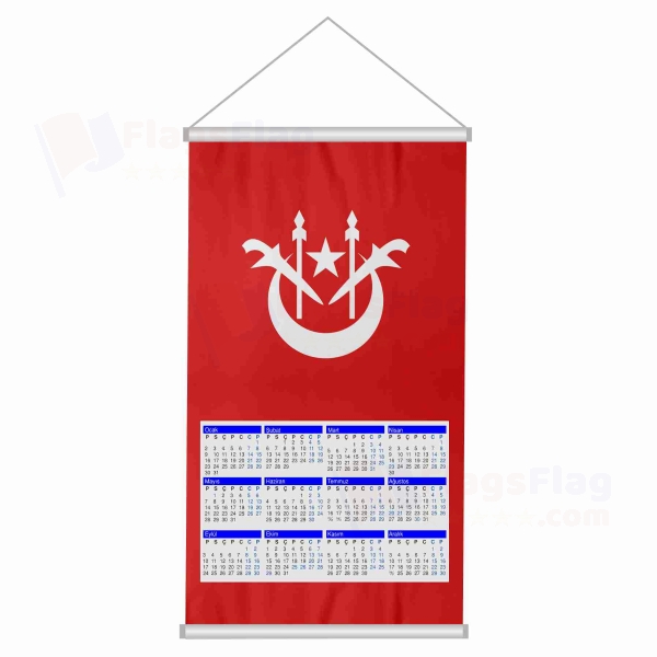Kelantan Woven Fabric Digital Printing Calendar