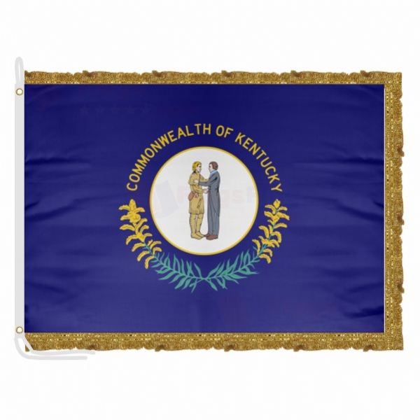 Kentucky Satin Office Flag