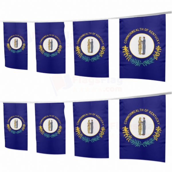Kentucky Square String Flags