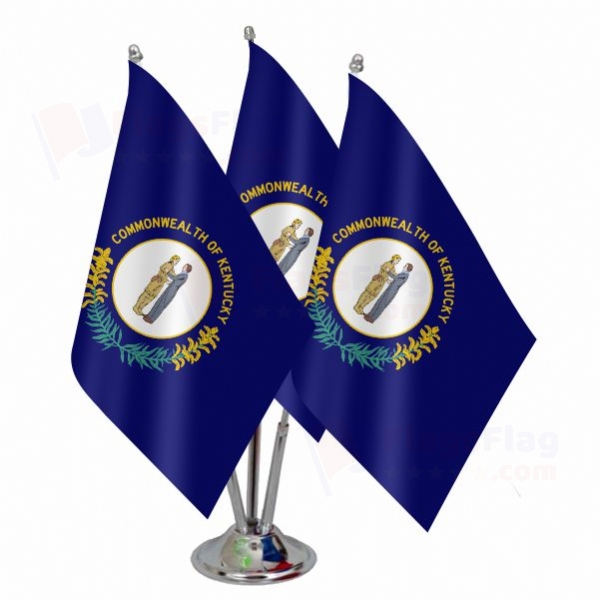 Kentucky Triple Table Flag