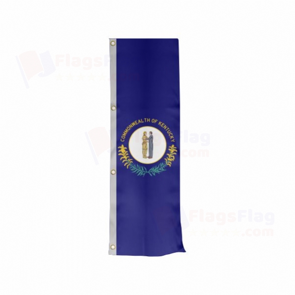 Kentucky Vertically Raised Flags