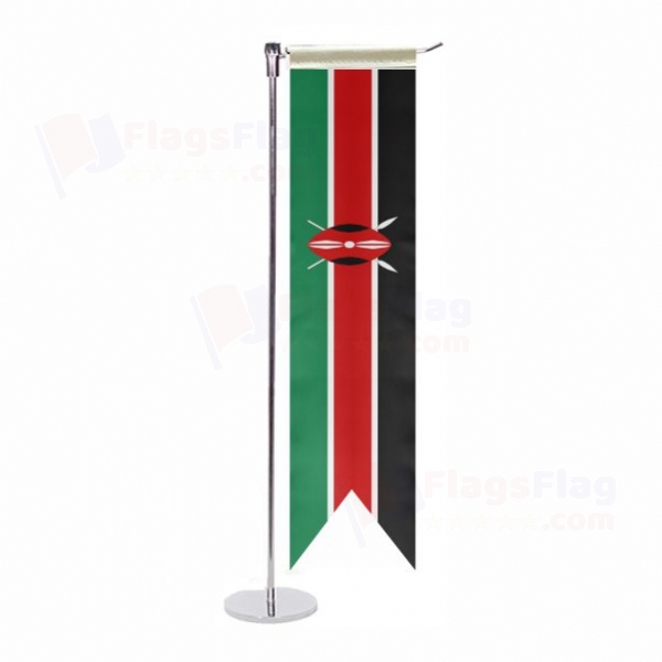 Kenya L Table Flag