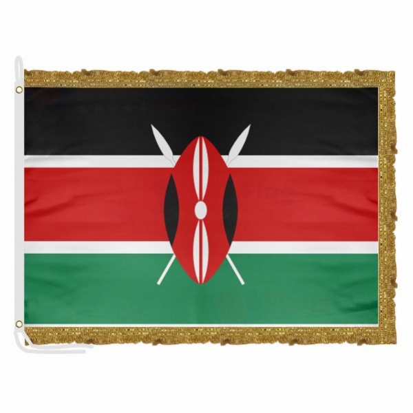 Kenya Satin Office Flag