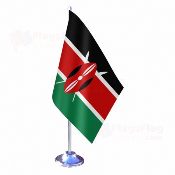 Kenya Single Table Flag