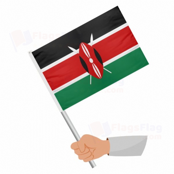 Kenya Stick Flag