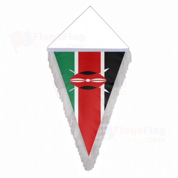 Kenya Triangle Fringed Streamers