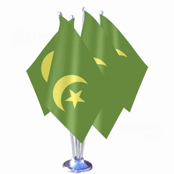 Khanate of Kokand Quadruple Table Flag