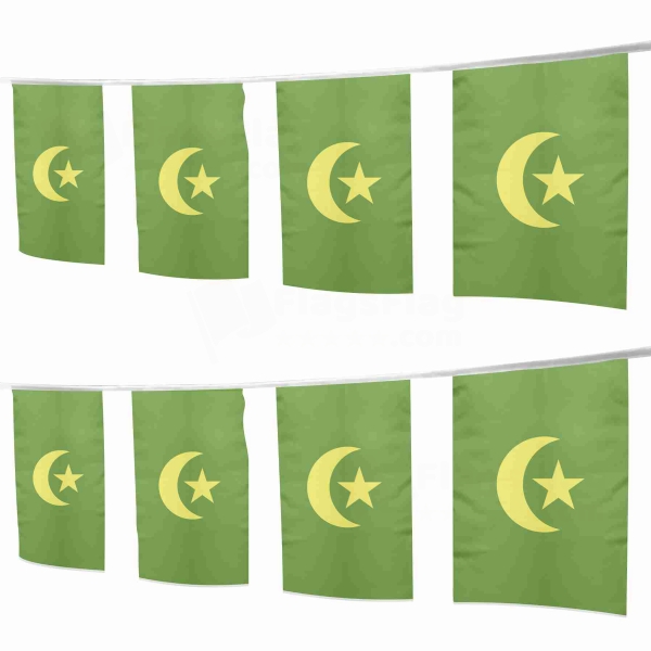 Khanate of Kokand Square String Flags