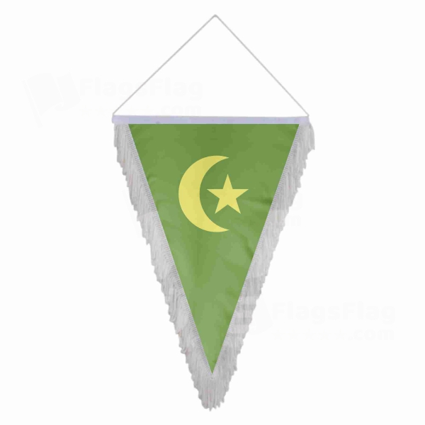 Khanate of Kokand Triangle Fringed Streamers