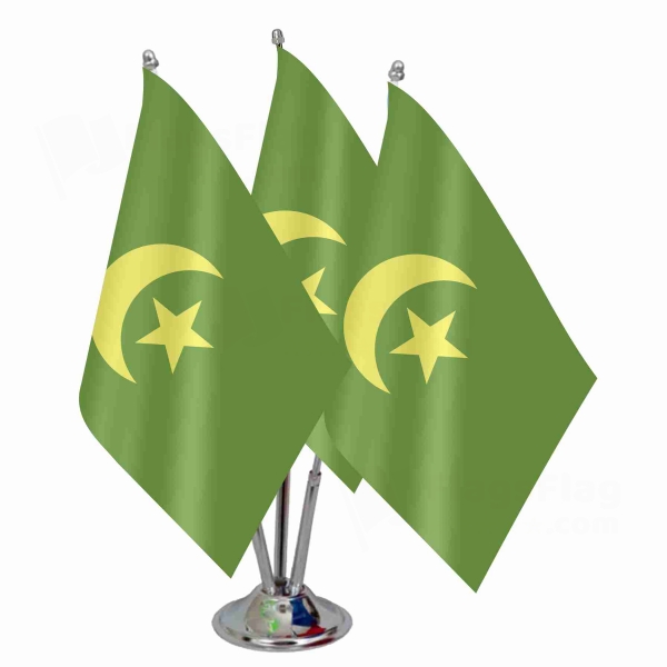 Khanate of Kokand Triple Table Flag