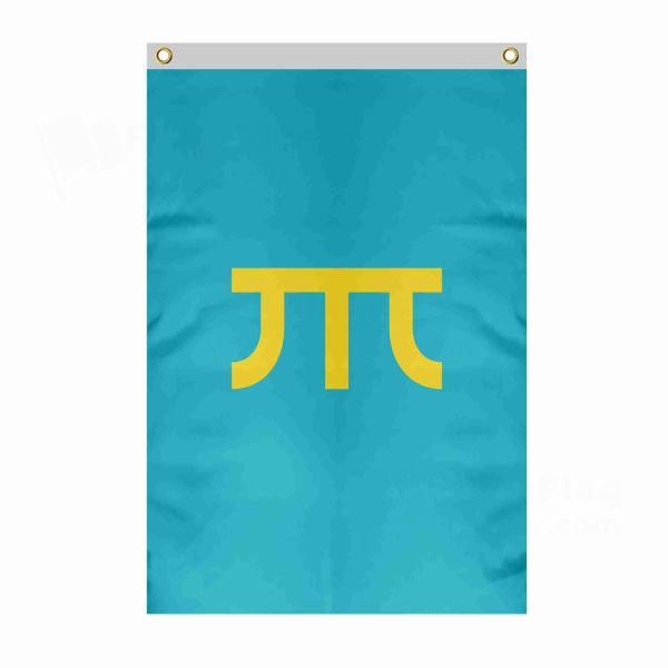 Khanate Of Sibir Large Size Flag Hanging on Building