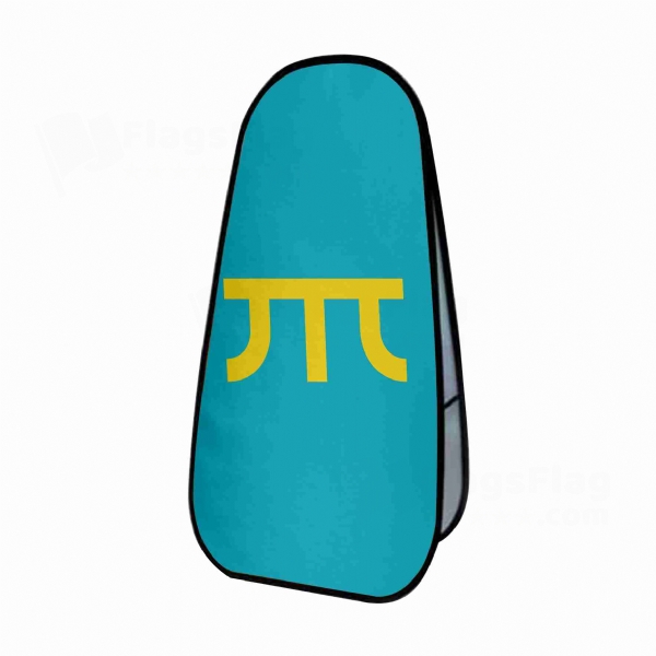 Khanate Of Sibir Vertical Cloth Banner Display Stands
