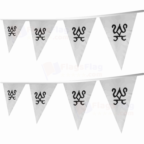Kidarite Kingdom Stringed Triangle Flag