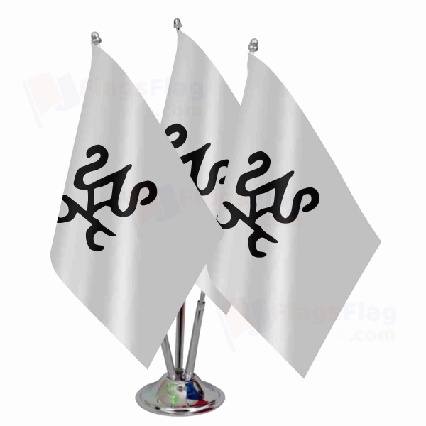 Kidarite Kingdom Triple Table Flag