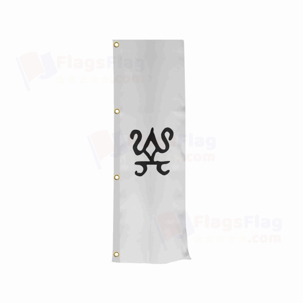 Kidarite Kingdom Vertically Raised Flags