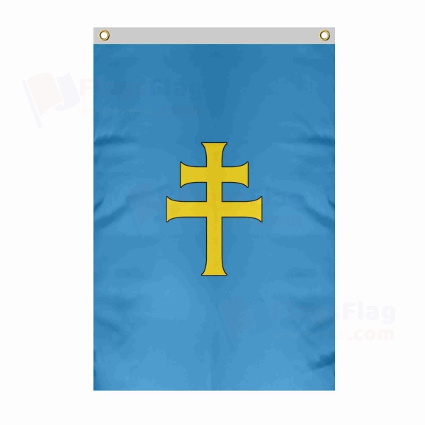 Kielecki Large Size Flag Hanging on Building